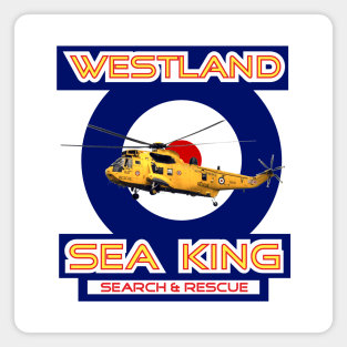 Westland Sea King Search and rescue helicopter in RAF roundel, Magnet